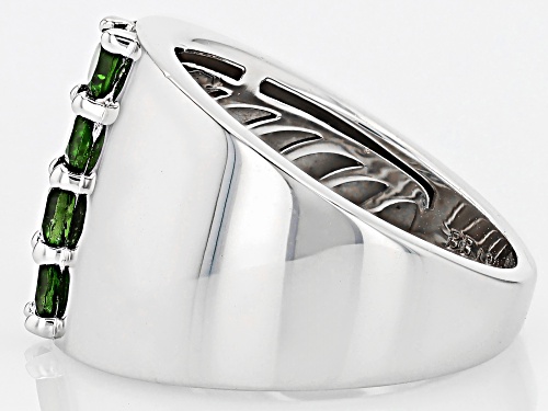 Chrome Diopside Platineve Ring 0.68Ctw - Size 9