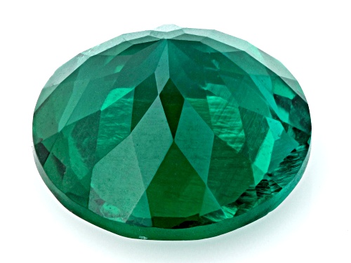Lab Created Emerald Loose Gemstone Round 8mm Single, 1.70CTW Minimum