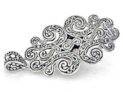Artisan Collection of Bali™ 14.5-15mm Pink Cultured Mabe Pearl Sterling Silver Swirl Pendant