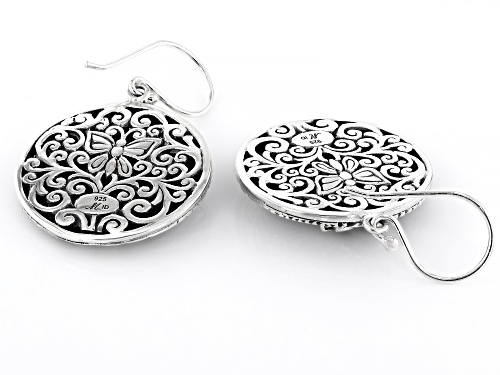 Artisan Collection of Bali™ Sterling Silver Butterfly & Floral Earrings