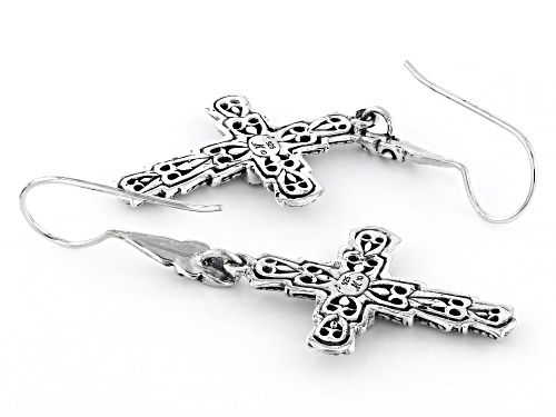 Artisan Collection of Bali™ Sterling Silver Cross Earrings