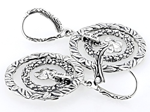 Artisan Collection of Bali™ Sterling Silver With 18K Gold Accents Circle Earrings