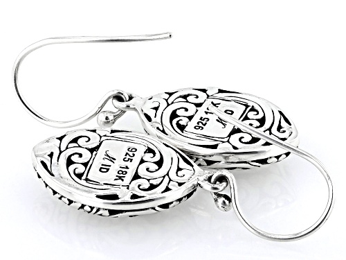 Artisan Collection of Bali™ Sterling Silver With 18K Gold Accents Filigree & Jawan Beaded Earrings