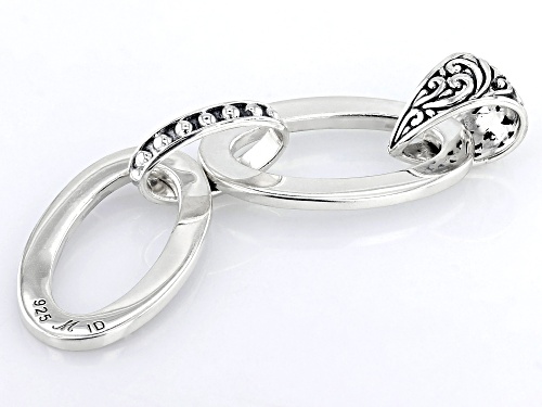 Artisan Collection of Bali™ Mother-of-Pearl & Abalone Shell Sterling Silver Link Pendant