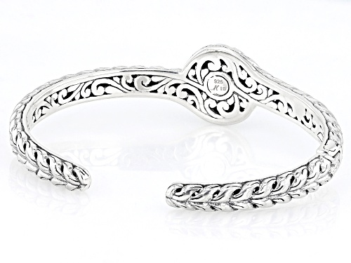 Artisan Collection of Bali™ 5.5-6.5mm Cultured Freshwater Pearl Sterling Silver Cuff Bracelet - Size 6.75