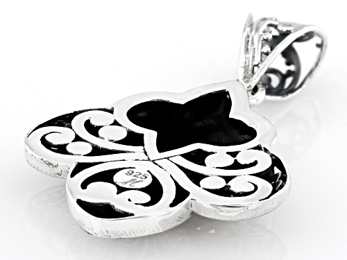 Artisan Collection of Bali™ Abalone Shell Sterling Silver Filigree Pendant