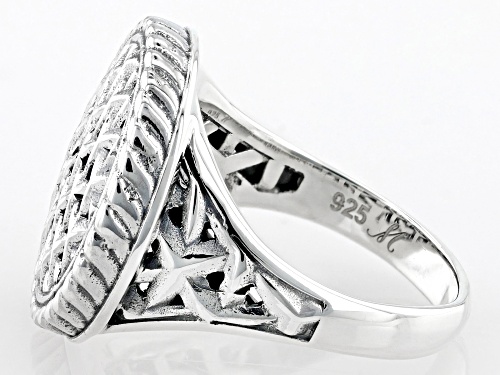 Artisan Collection of Bali™ Sterling Silver Basket Weave Design Ring - Size 11