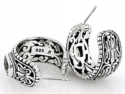 Artisan Collection of Bali™ 2.38ctw Prasiolite Sterling Silver Earrings