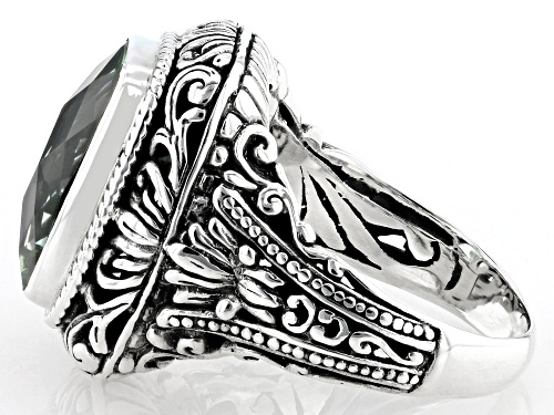 Artisan Collection of Bali™ 4.89ct Prasiolite Sterling Silver Solitaire Ring - Size 9