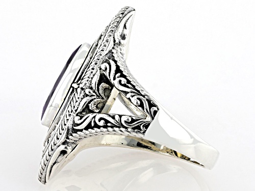 Artisan Collection of Bali™ 1.48ct Amethyst Sterling Silver & 18K Gold Accent Ring - Size 7