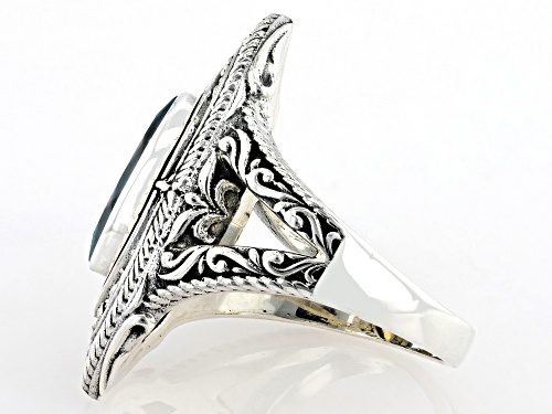 Artisan Collection of Bali™  1.91ct Blue Topaz Sterling Silver & 18K Gold Accent Ring - Size 8