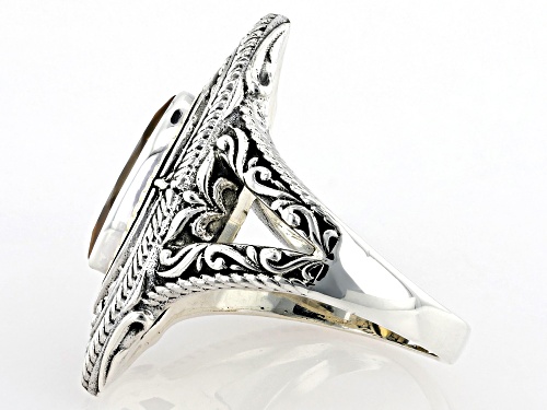 Artisan Collection of Bali™ 1.40ct Citrine Sterling Silver & 18K Gold Accent Ring - Size 10