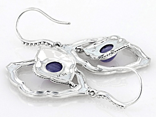 Artisan Collection of Bali™ 8x6mm Tanzanite Sterling Silver Earrings