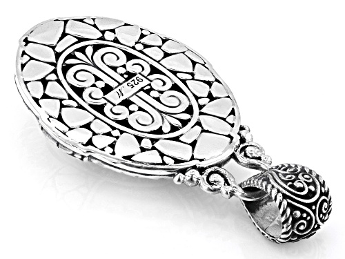 Artisan Collection of Bali™ Sterling Silver Filigree Hammered Pendant
