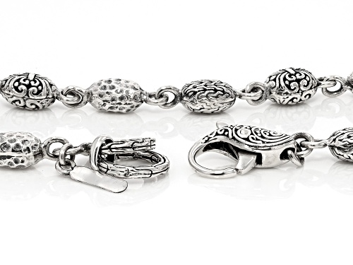 Artisan Collection of Bali™ Sterling Silver Beaded Station Necklace - Size 18