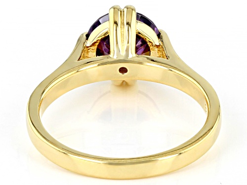Bella Luce ® 3.62ctw Amethyst Simulant Eterno™ Yellow Ring - Size 11