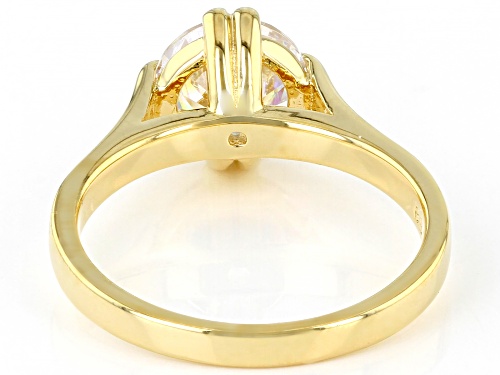Bella Luce ® 3.45ctw White Diamond Simulant Eterno™ Yellow Ring - Size 10