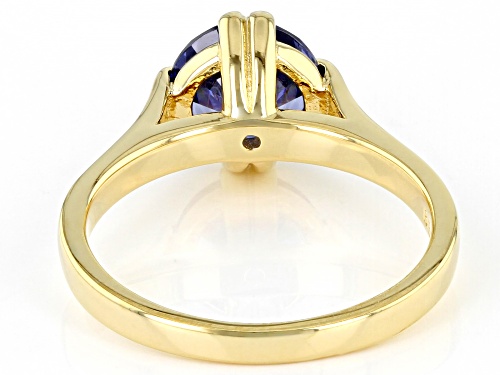 Bella Luce ® Esotica™ 3.50ctw Tanzanite Simulant Eterno™ Yellow Ring - Size 7