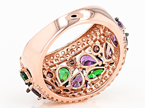Bella Luce ® 7.58ctw Multicolor Gemstone Simulants Eterno ™ Rose Ring - Size 6