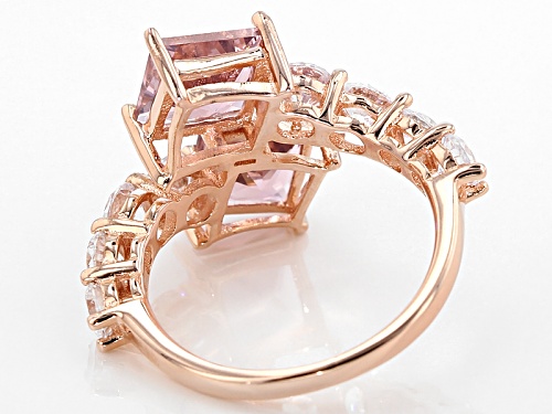 Bella Luce® Esotica ™ 9.07ctw Morganite And White Diamond Simulants Eterno ™ Rose Ring - Size 11