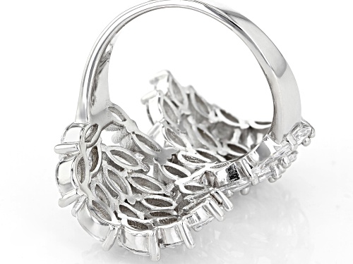 Bella Luce® 8.66ctw Rhodium Over Sterling Silver Ring (5.32ctw DEW) - Size 5