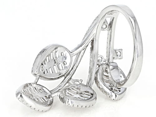 Bella Luce® 4.44ctw Rhodium Over Sterling Silver Ring (2.82ctw DEW) - Size 5
