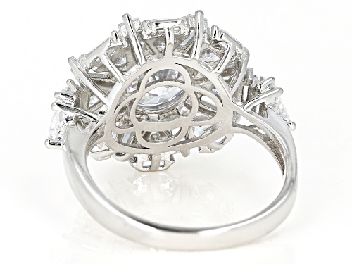 Bella Luce® 7.88ctw Rhodium Over Sterling Silver Ring (5.12ctw DEW) - Size 8