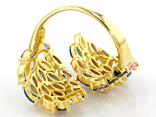 Bella Luce ® 8.66CTW Multicolor Gemstone Simulants Eterno ™ Yellow Ring - Size 5