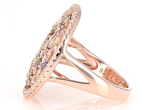 Bella Luce ® 8.70CTW Multicolor Gemstone Simulants Eterno ™ Rose Ring - Size 7