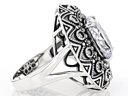Bella Luce ® 8.64ctw Rhodium Over Sterling Silver Ring (5.35ctw DEW) - Size 8
