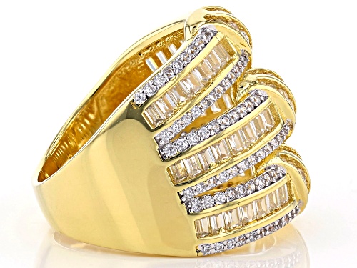 Bella Luce ® 4.28ctw White Diamond Simulant Eterno™ Yellow Ring (2.51ctw DEW) - Size 5