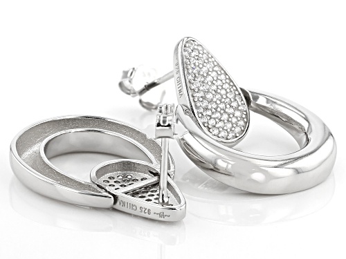 Bella Luce® 0.69ctw Rhodium Over Sterling Silver Earrings (0.49ctw DEW)