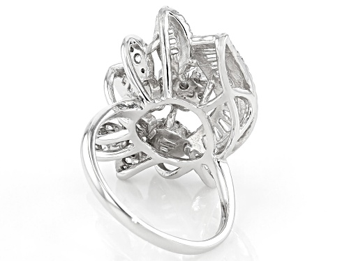 Bella Luce ® 1.93ctw Rhodium Over Sterling Silver Ring (1.24ctw DEW) - Size 6