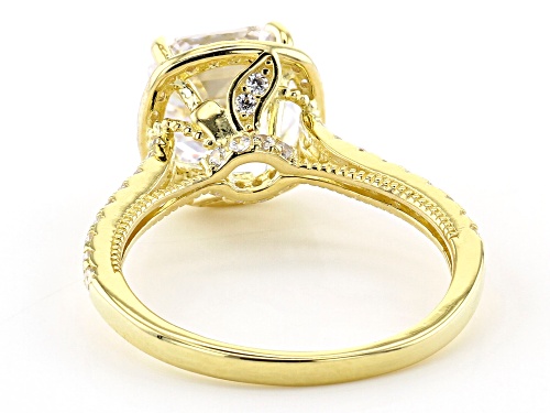 Bella Luce ® 4.35ctw Eterno™ Yellow Asscher Cut Ring (3.48ctw DEW) - Size 8