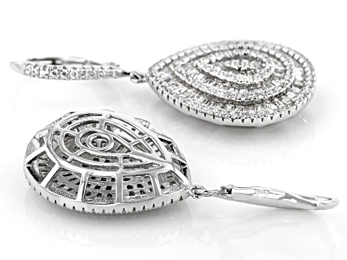 Bella Luce ® 5.02ctw Rhodium Over Sterling Silver Earrings