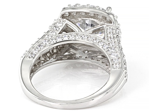 Bella Luce ® 8.68ctw Rhodium Over Sterling Silver Ring (5.63ctw DEW) - Size 7