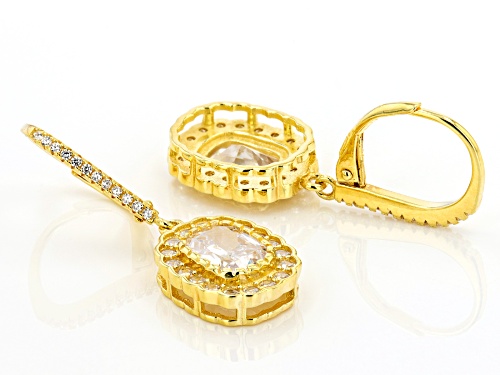 Bella Luce ® 7.05ctw White Diamond Simulant Eterno™ Yellow Earrings (4.14ctw DEW)