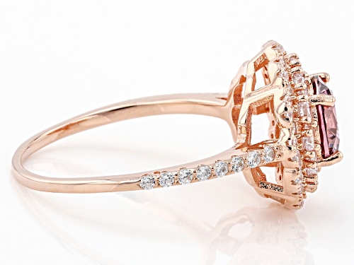 Bella Luce® Esotica™ 3.10ctw Blush Zircon And White Diamond Simulants Eterno™ Rose Ring - Size 11