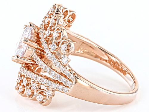 Bella Luce® 2.86ctw White Diamond Simulant Eterno™ Rose Ring - Size 8