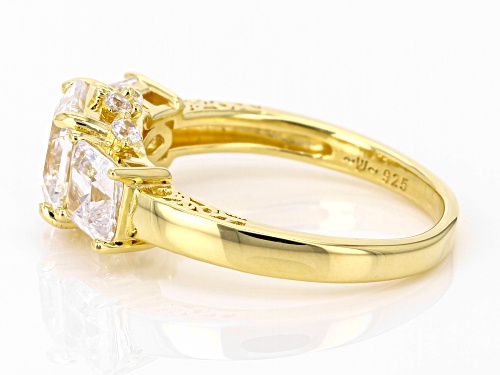 Bella Luce® 4.65ctw White Diamond Simulant Eterno™ Yellow Asscher Cut Ring (2.81ctw DEW) - Size 6