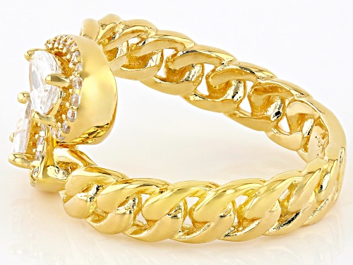 Bella Luce® 1.38ctw White Diamond Simulant Eterno™ Yellow Ring(0.83ctw DEW) - Size 7