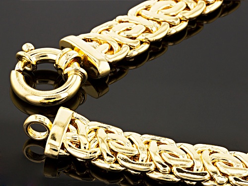 Moda Al Massimo® 18k Yellow Gold Over Bronze 13.5mm 