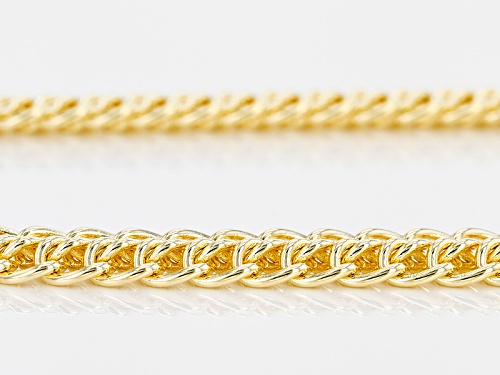 Moda Al Massimo® 18k Yellow Gold Over Bronze 8.5mm Sedusa Link 20 Inch Chain Necklace - Size 20