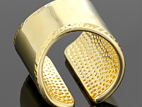 Moda Al Massimo® 18k Yellow Gold Over Bronze Split Band Ring - Size 4