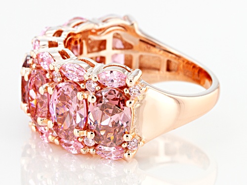 Bella Luce ® 11.01ctw Esotica ™ Blush Zircon and Pink Diamond Simulants Eterno ™ Rose Ring - Size 5