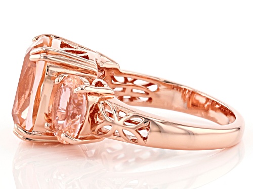 Bella Luce ® Esotica™ 6.49ctw Morganite Simulant Eterno™ Rose Ring - Size 10