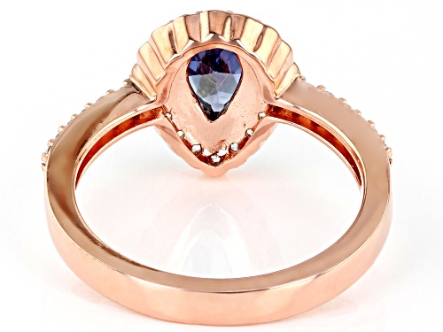 Bella Luce ® Esotica™ 2.24ctw Tanzanite And White Diamond Simulants Eterno™ Rose Ring - Size 7