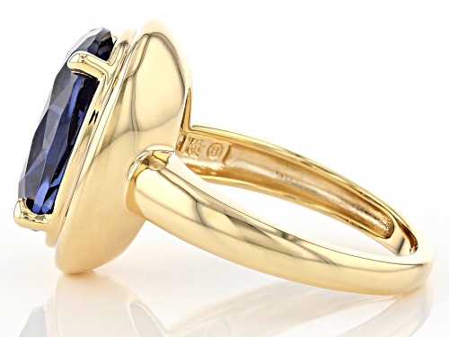 Bella Luce ® Esotica™ 9.87ctw Tanzanite Simulant Eterno™ Yellow Ring - Size 8