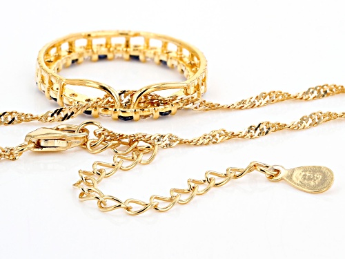 Bella Luce® Esotica™ Tanzanite And White Diamond Simulants Eterno™ Yellow Pendant With Chain