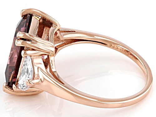 Bella Luce ® 12.06ctw Esotica™ Blush Zircon And White Diamond Simulants Eterno™ Rose Ring - Size 7